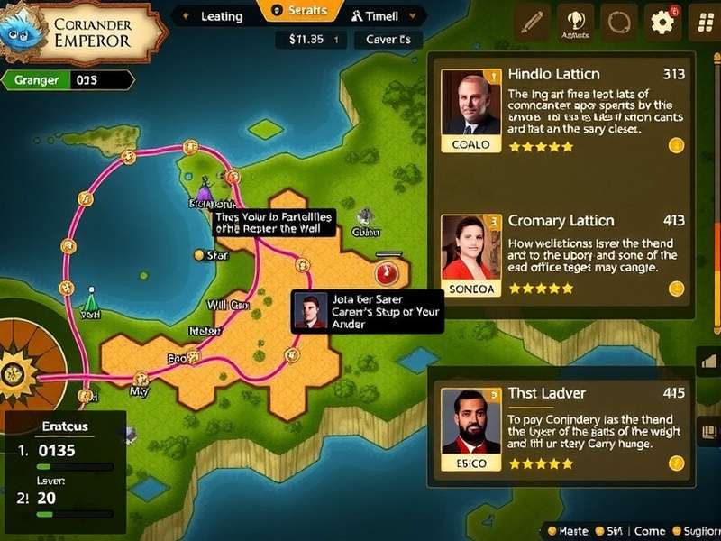 Coriander Emperor strategy guide infographic